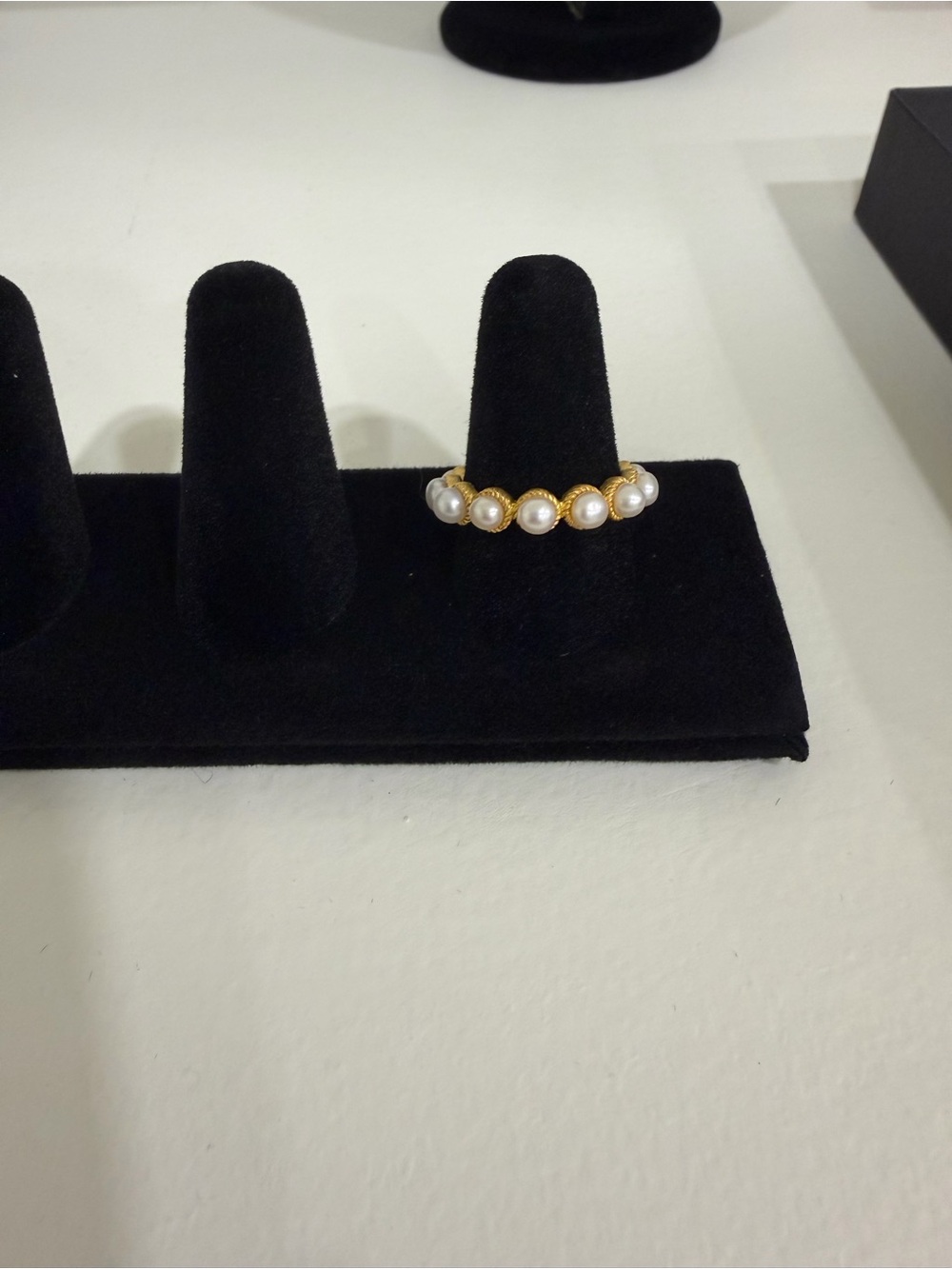 Freida Rothman Sterling Silver W/ Pearl Beaded Ring - Elegant Women’s Jewelry